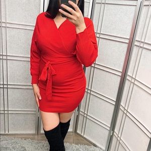 Red dress